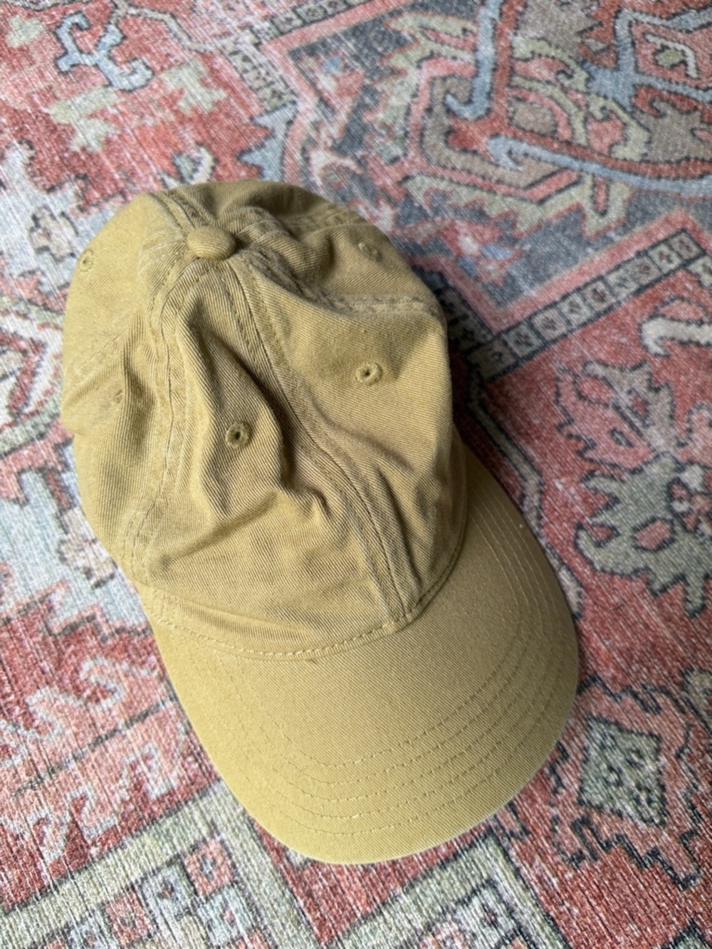 Madewell Mustard Yellow Cotton Baseball Cap